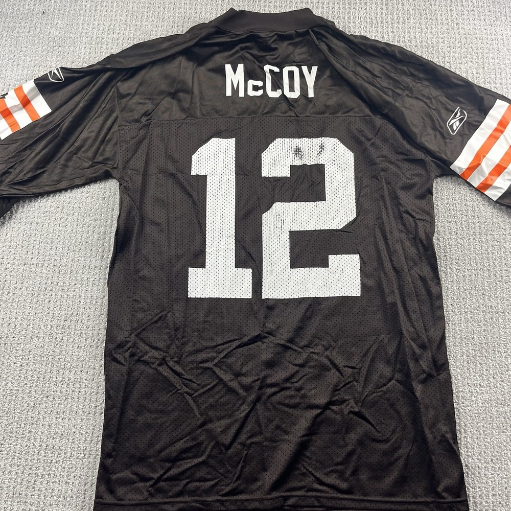 Reebok Cleveland Browns Colt McCoy Jersey #12 NFL Football Mens Medium